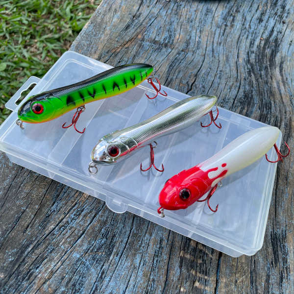 Kit Isca Zig Zarinha 3 Unidades para Tucunaré e Traíra | Caster Brasil